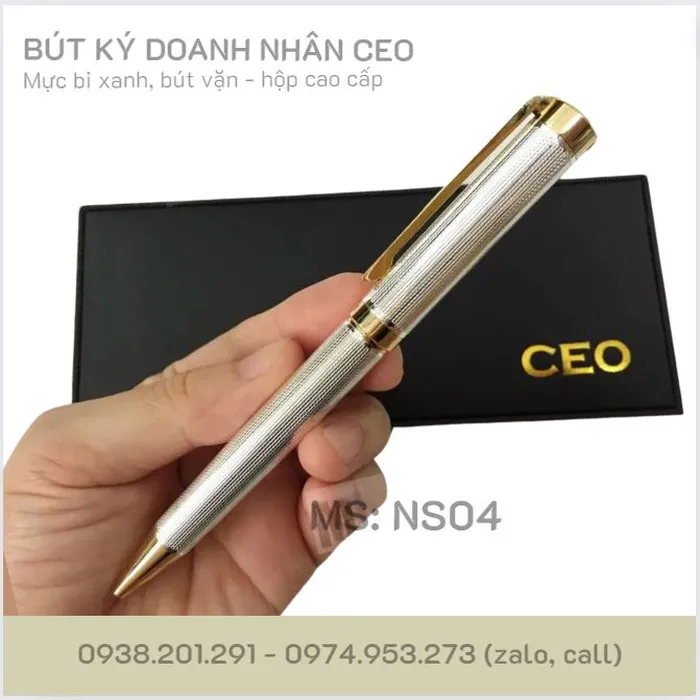 Bút Ký Cao Cấp Trắng Xịn Bi NS.04