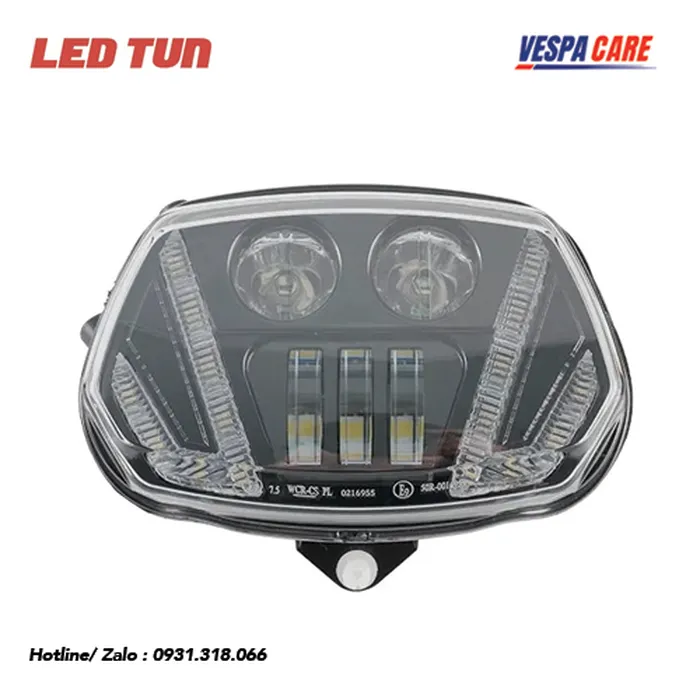 Đèn pha led tun V2 Vespa Sprint