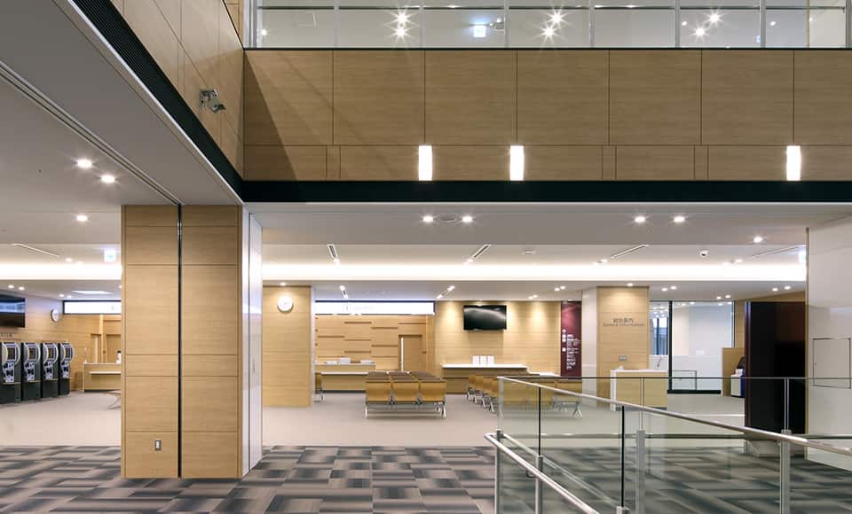 Quầy làm thủ tục nhập viện