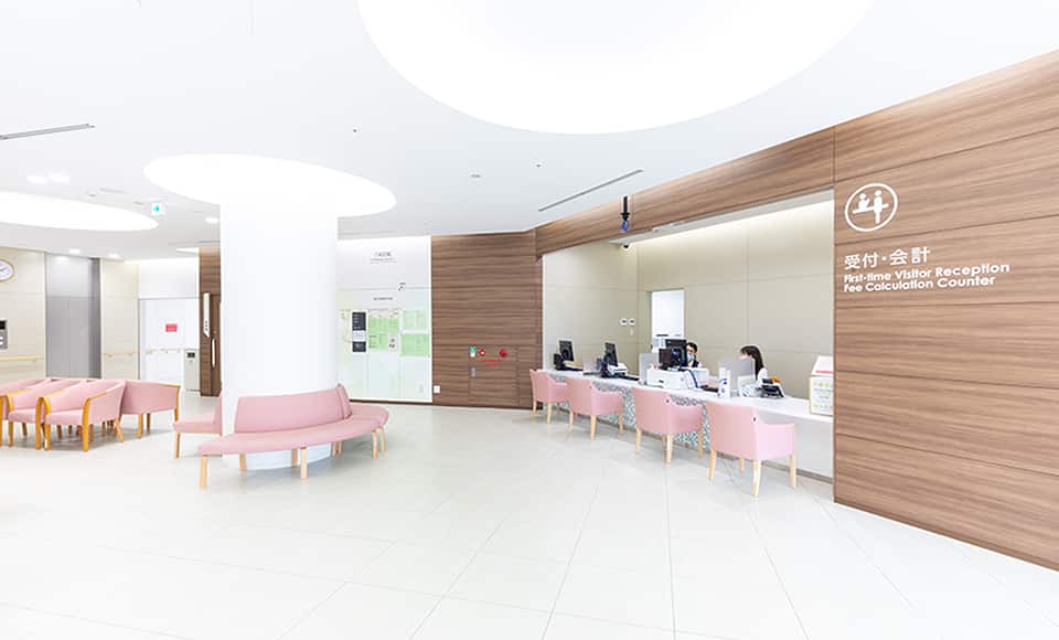 Quầy làm thủ tục nhập viện