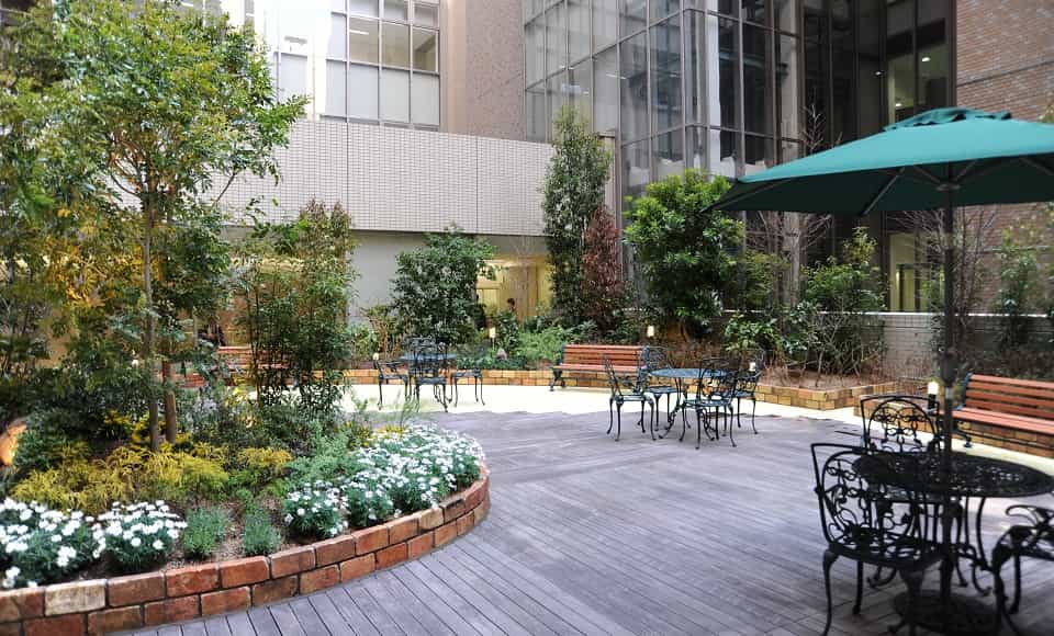 Sân thượng "Khu vườn nghỉ ngơi"