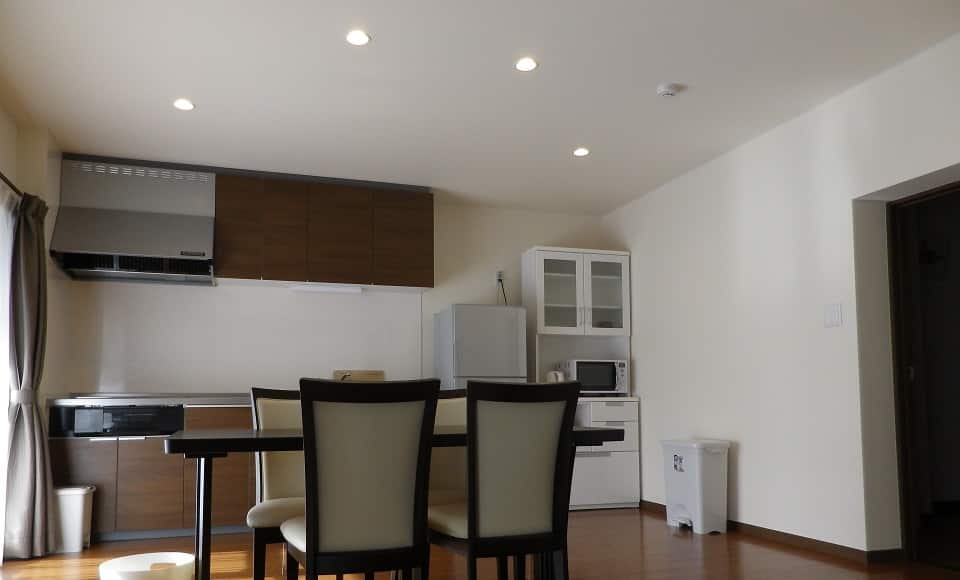 Căn hộ có nội thất dành cho bệnh nhân nước ngoài và gia đình (loại phòng 1 phòng ngủ, diện tích 100㎡)