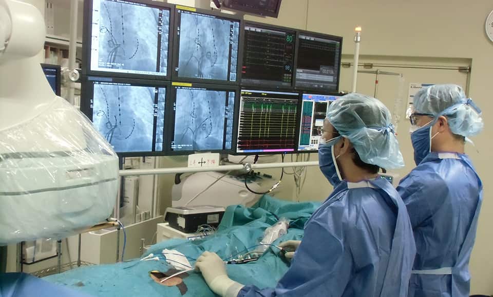 Can thiệp mạch vành qua da