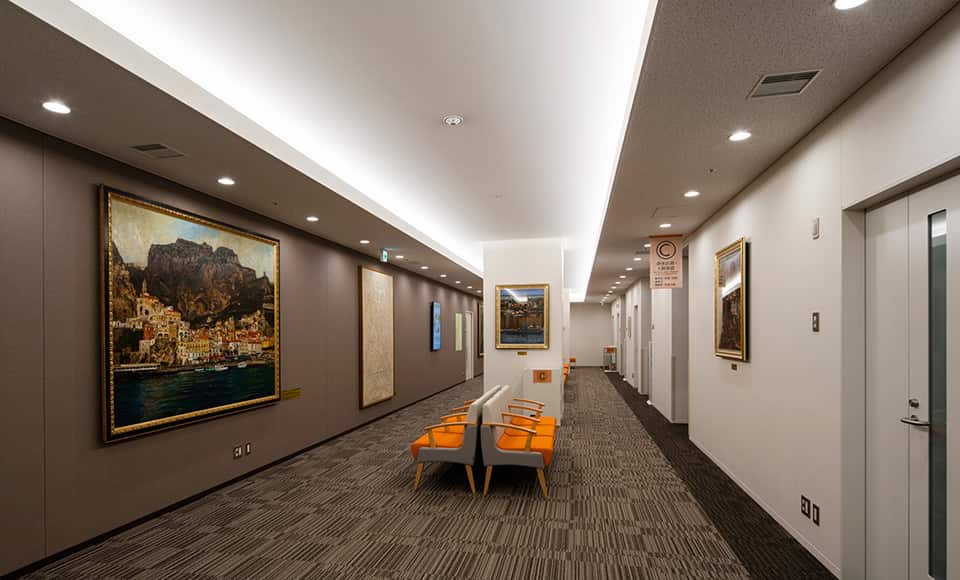 Phòng chờ tại trung tâm y tế dự phòng