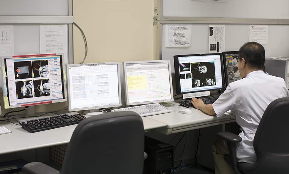 Phòng lập kế hoạch điều trị bằng chùm tia proton