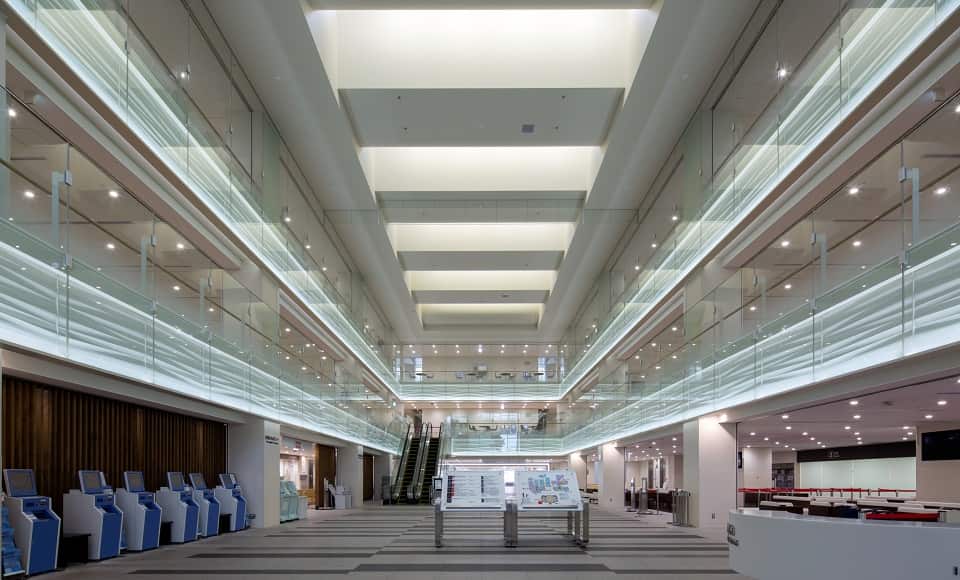 Sảnh bệnh viện đại học Chiba