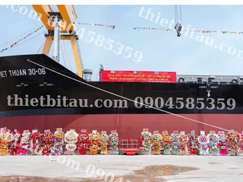 Lễ Hạ Thủy Thành Công Tàu Viet-Thuan 30-06 Trọng Tải 30.000 DWT: Đánh Dấu Bước Tiến Quan Trọng Trong Ngành Đóng Tàu Biển