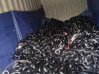 Xích neo tàu biển cỡ lớn dành cho tàu container và tàu chở hàng rời