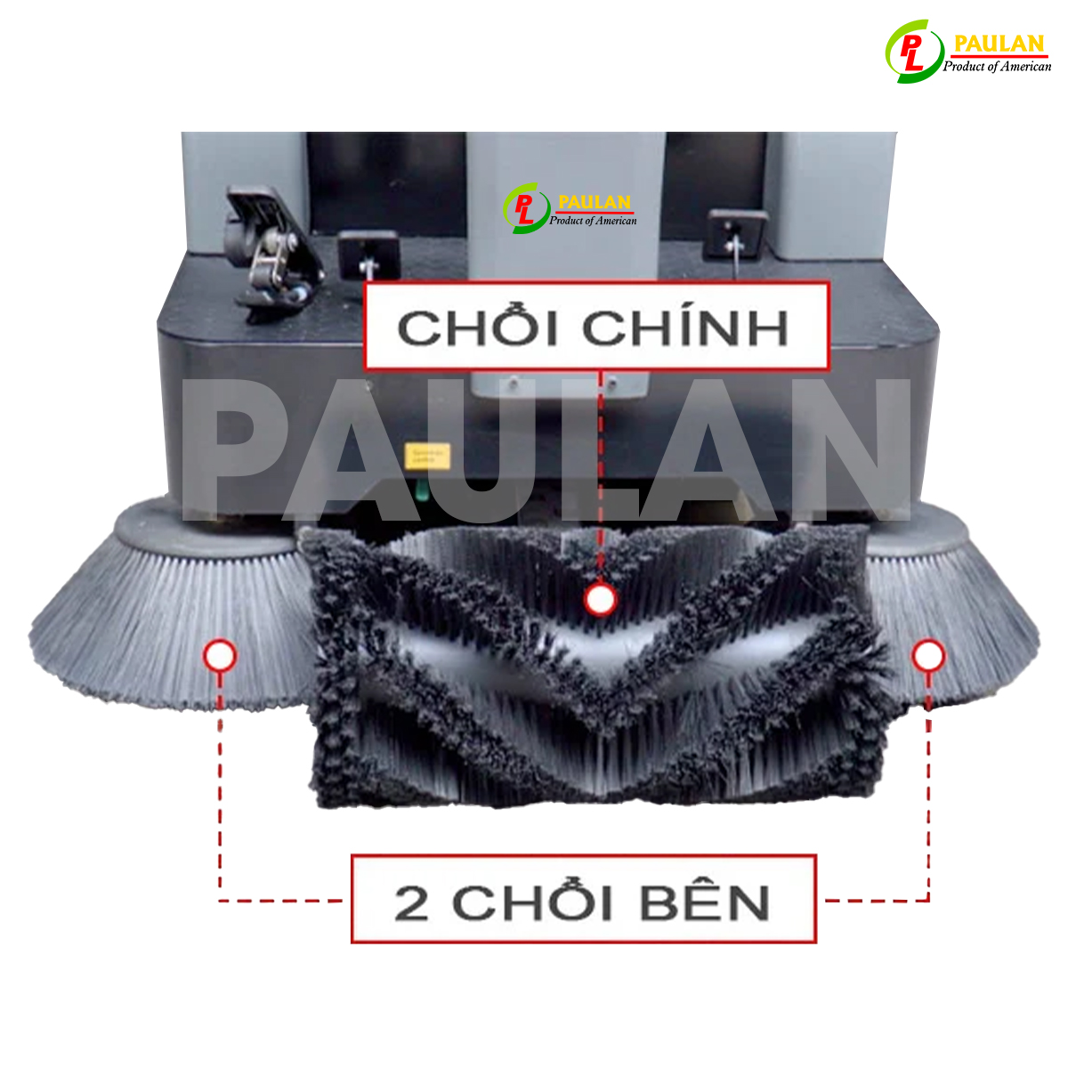 xe quét rác nhà xưởng paulan