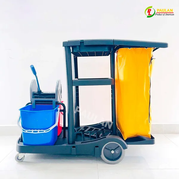 Xe Đẩy Buồng Phòng Khách Sạn Paulan HC-180C