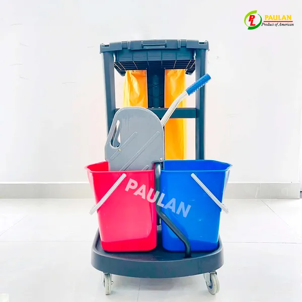 Xe Đẩy Buồng Phòng Khách Sạn Paulan HC-180C