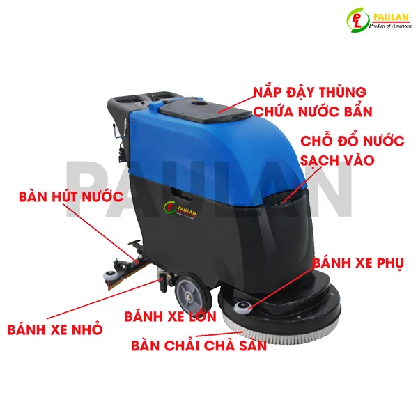 Máy chà sàn liên hợp Paulan HC 50C