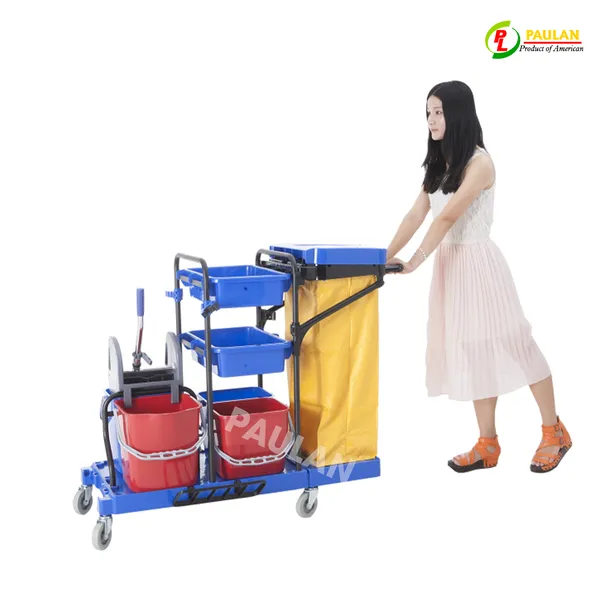 Xe đẩy làm vệ sinh Paulan HC173