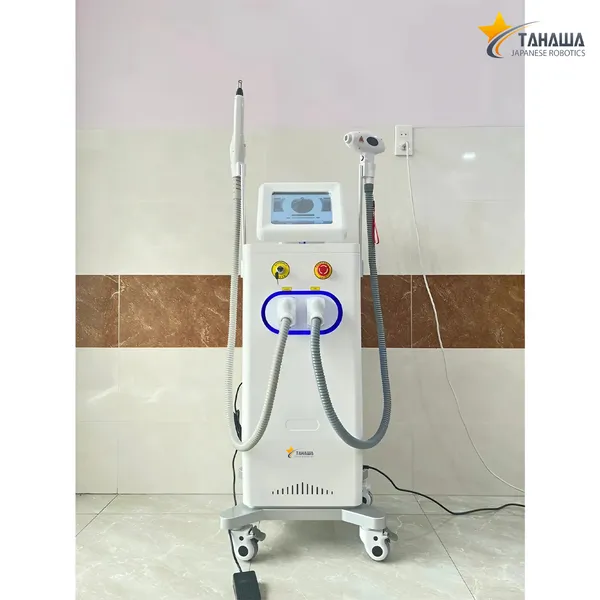 Máy Triệt Lông Paulan Diode Laser 808 Loại 1 2in1 Xóa Xăm 2 Tay Cầm