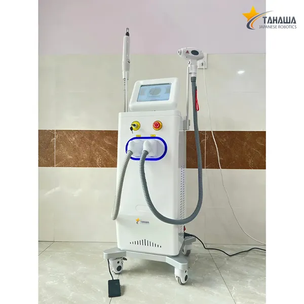Máy Triệt Lông Paulan Diode Laser 808 Loại 1 2in1 Xóa Xăm 2 Tay Cầm