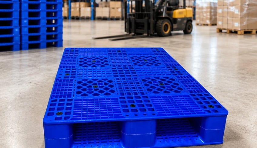Các loại pallet nhựa theo kết cấu đáy: Đặc điểm, ứng dụng và cách lựa chọn