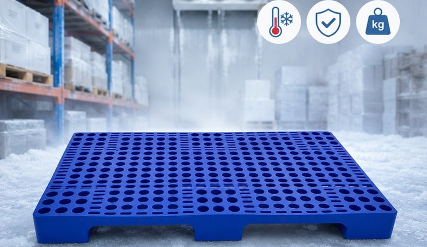 Pallet Nhựa Cho Kho Mát Và Chuỗi Cung Ứng Lạnh (Cold Chain)