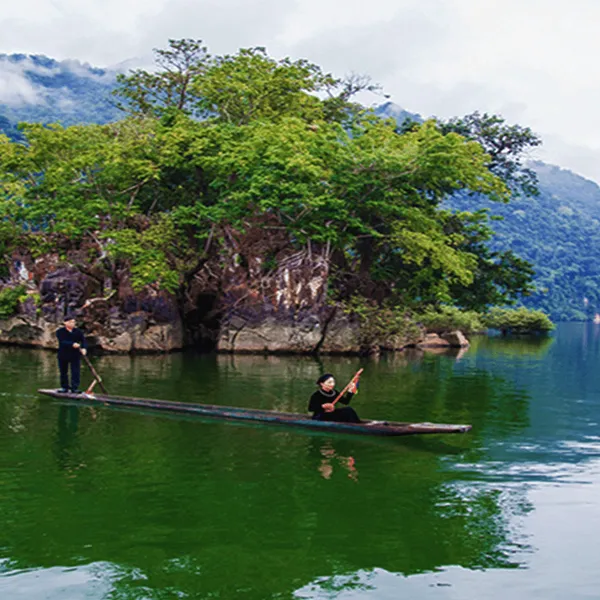 Pac Bo - Ban Gioc Waterfall - Tiger Cave - Babe Lake - Duom Temple