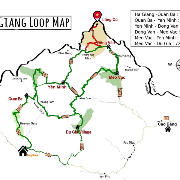 Tour Hà Giang 3 ngày 2 đêm  - Ô tô