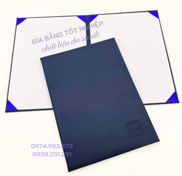 Bìa bằng tốt nghiệp chất liệu da simili A4 Bìa bằng tốt nghiệp chất liệu da simili A4