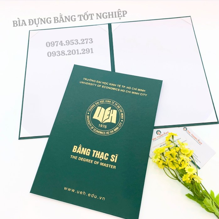 Bìa kẹp bằng tốt nghiệp A4 in logo trường đẹp giá rẻ lấy liền Bìa kẹp bằng tốt nghiệp A4 in logo trường đẹp giá rẻ lấy liền