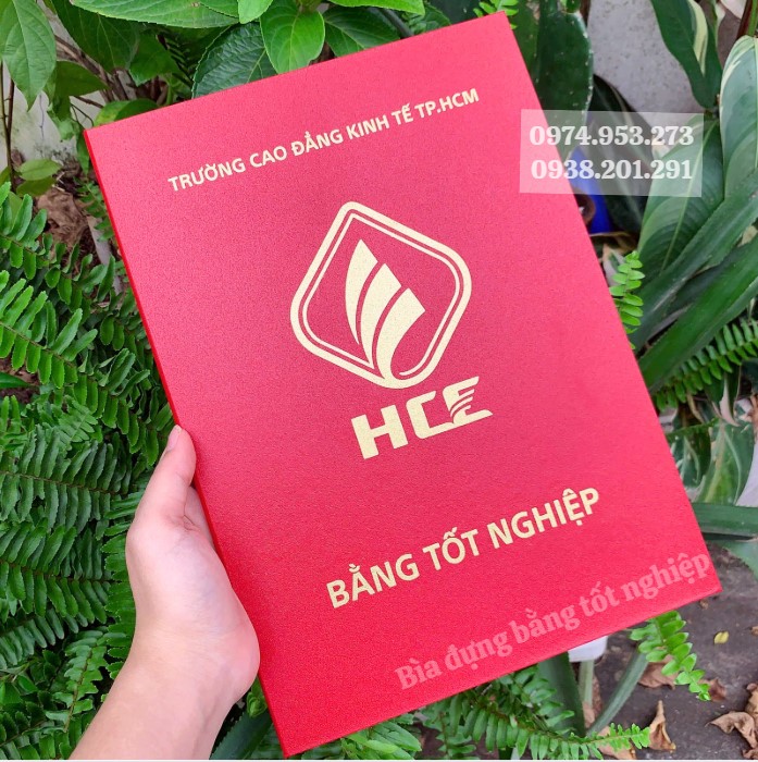 Bìa kẹp bằng tốt nghiệp A4 in logo trường đẹp giá rẻ lấy liền Bìa kẹp bằng tốt nghiệp A4 in logo trường đẹp giá rẻ lấy liền