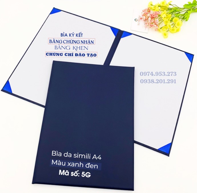 Bìa ký kết da simili cao cấp có sẵn Bìa ký kết da simili cao cấp có sẵn