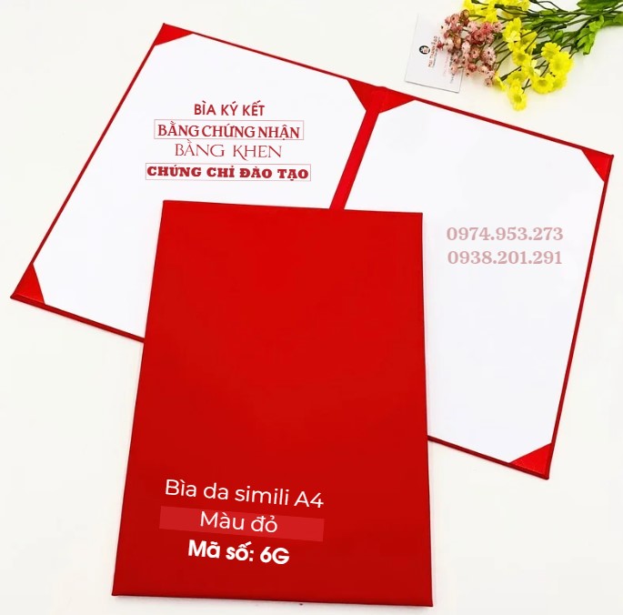 Bìa ký kết da simili cao cấp có sẵn Bìa ký kết da simili cao cấp có sẵn