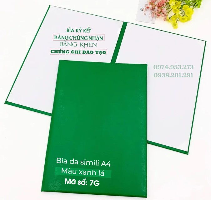 Bìa ký kết da simili cao cấp có sẵn Bìa ký kết da simili cao cấp có sẵn