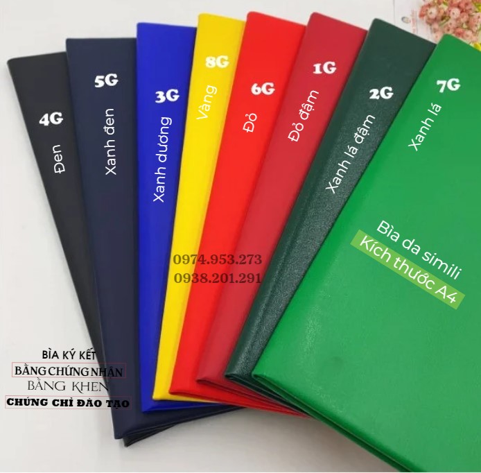 Bìa ký kết da simili cao cấp có sẵn Bìa ký kết da simili cao cấp có sẵn