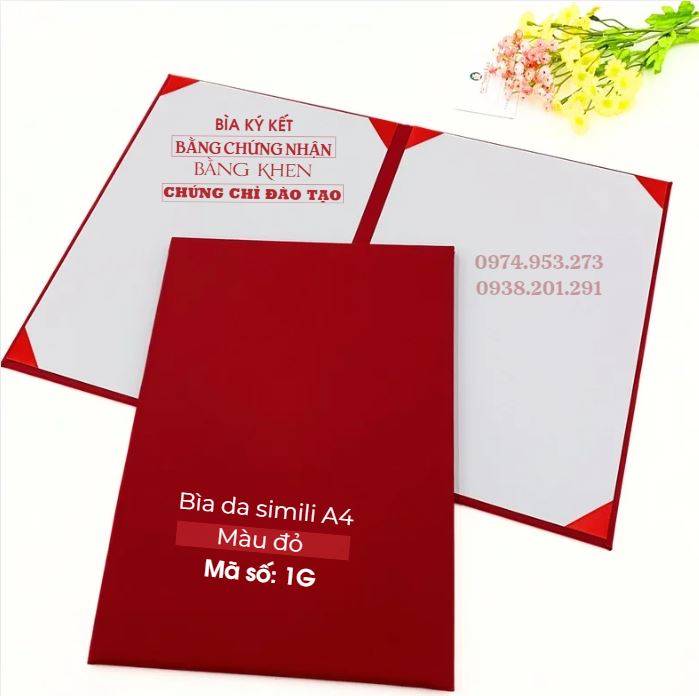 Bìa ký kết da simili cao cấp có sẵn Bìa ký kết da simili cao cấp có sẵn