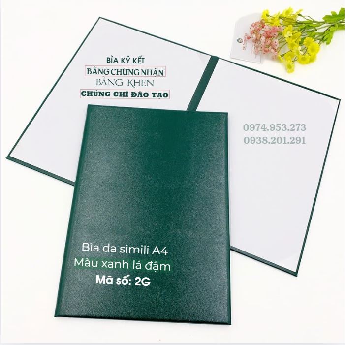 Bìa ký kết da simili cao cấp có sẵn Bìa ký kết da simili cao cấp có sẵn