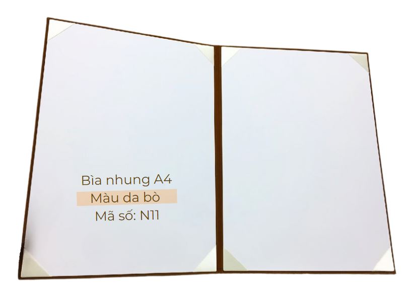 Bìa nhung ký kết đẹp sắc sảo trình ký A4 Bìa nhung ký kết đẹp sắc sảo trình ký A4