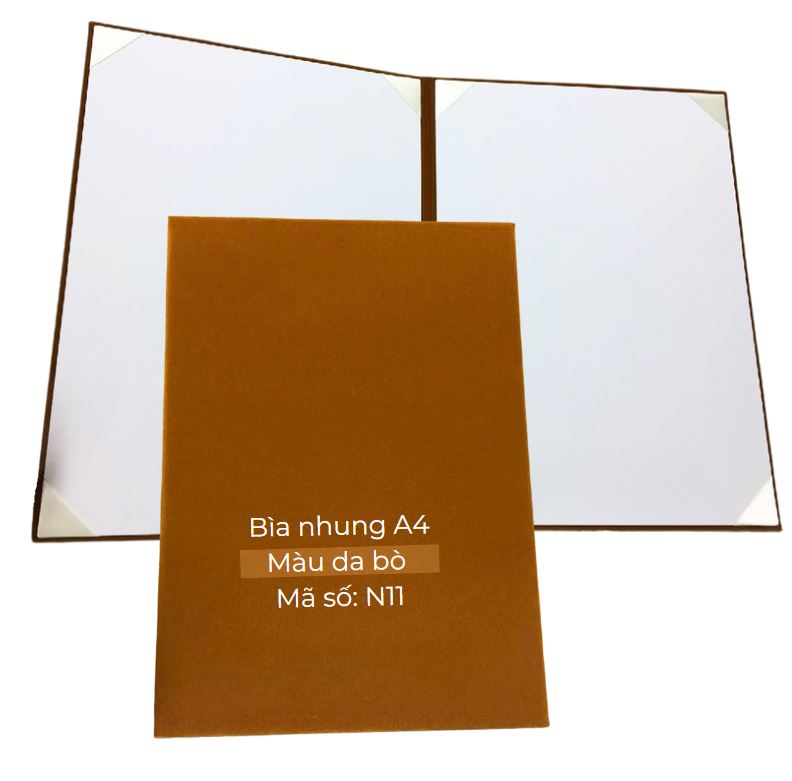 Bìa nhung ký kết đẹp sắc sảo trình ký A4 Bìa nhung ký kết đẹp sắc sảo trình ký A4