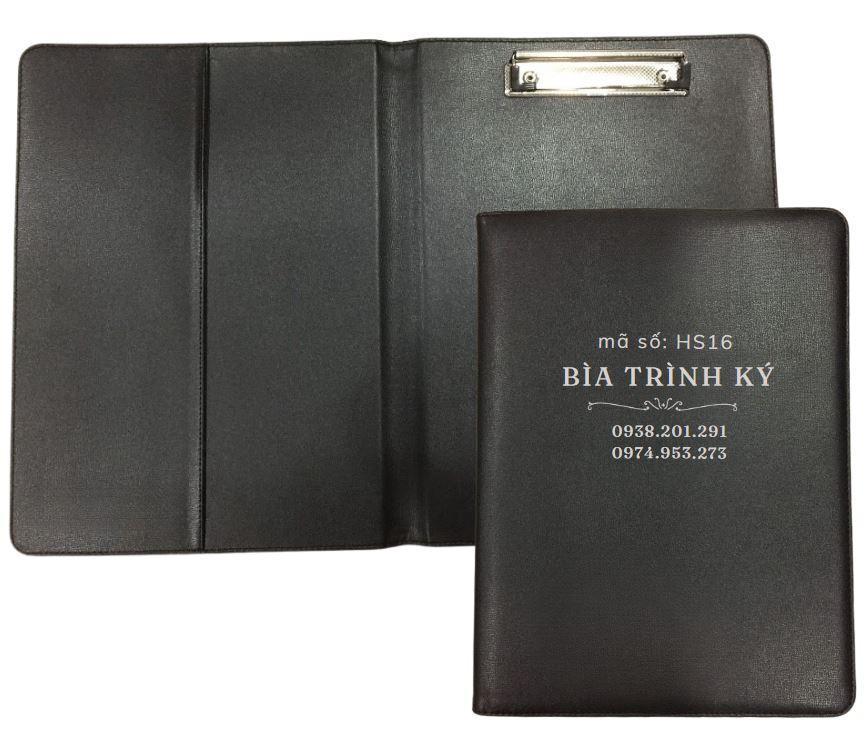 Bìa trình ký da simili A4 có nẹp kim loại cao cấp đẹp Bìa trình ký da simili A4 có nẹp kim loại cao cấp đẹp