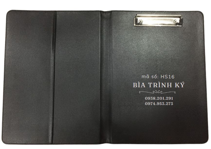 Bìa trình ký da simili A4 có nẹp kim loại cao cấp đẹp Bìa trình ký da simili A4 có nẹp kim loại cao cấp đẹp