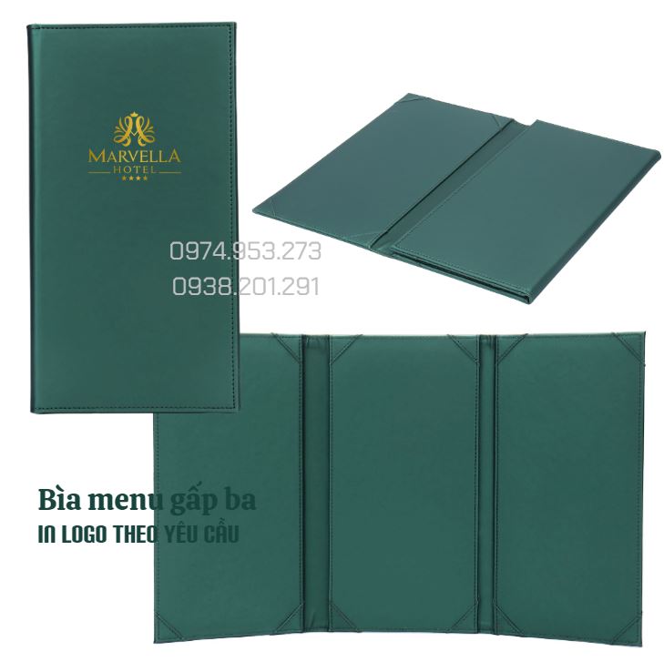 Bìa trình ký da nhỏ A6 in logo đẹp giá rẻ bìa MC kẹp bill Bìa trình ký da nhỏ A6 in logo đẹp giá rẻ bìa MC kẹp bill
