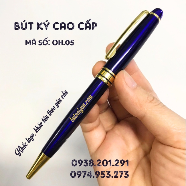 Bút ký khắc tên quà tặng màu xanh dương giá rẻ đẹp Bút ký khắc tên quà tặng màu xanh dương giá rẻ đẹp