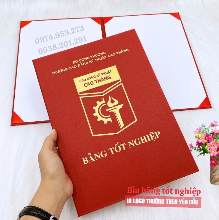 In bìa bằng tốt nghiệp A4 giá rẻ đẹp giao gấp In bìa bằng tốt nghiệp A4 giá rẻ đẹp giao gấp