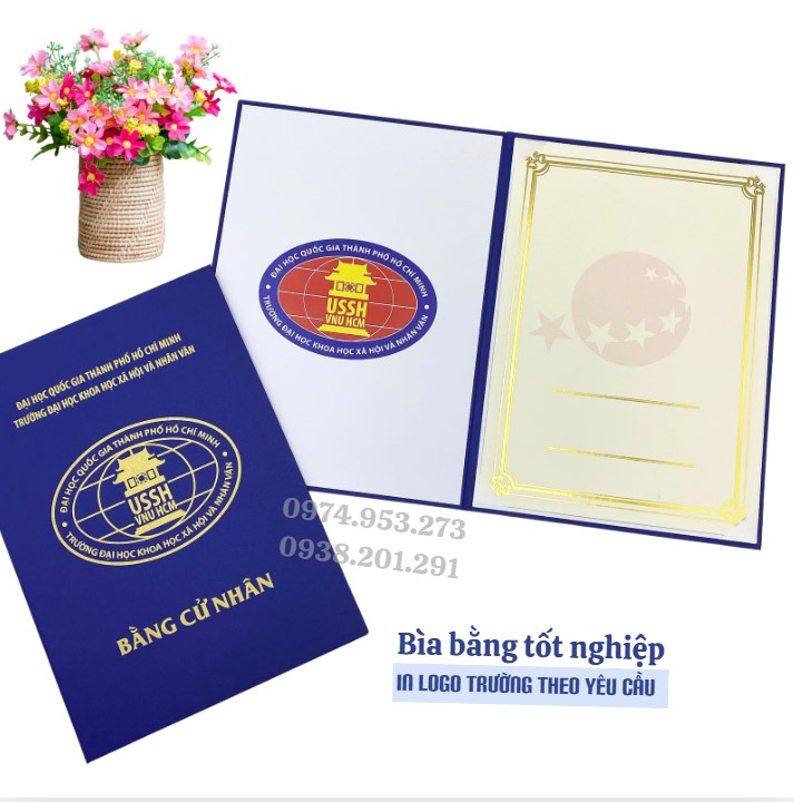 In bìa bằng tốt nghiệp A4 giá rẻ đẹp giao gấp In bìa bằng tốt nghiệp A4 giá rẻ đẹp giao gấp