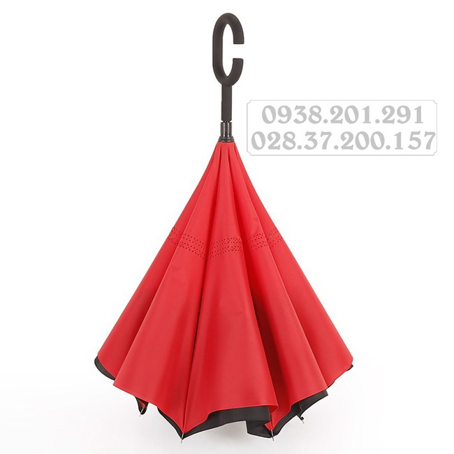 Đặt in logo lên dù gấp ngược màu đen đỏ cao cấp sang trọng khách hàng mua ô tô xe hơi Đặt in logo lên dù gấp ngược màu đen đỏ cao cấp sang trọng khách hàng mua ô tô xe hơi