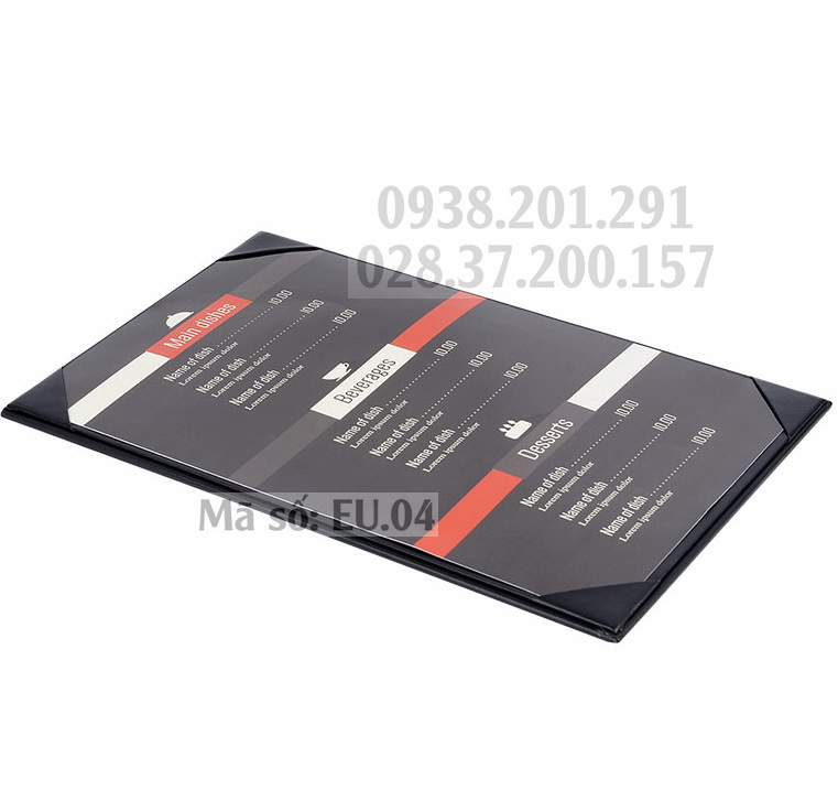 Đặt may in bìa menu nhà hàng khách sạn trà sữa quán ăn quán nhậu logo giá rẻ Đặt may in bìa menu nhà hàng khách sạn trà sữa quán ăn quán nhậu logo giá rẻ