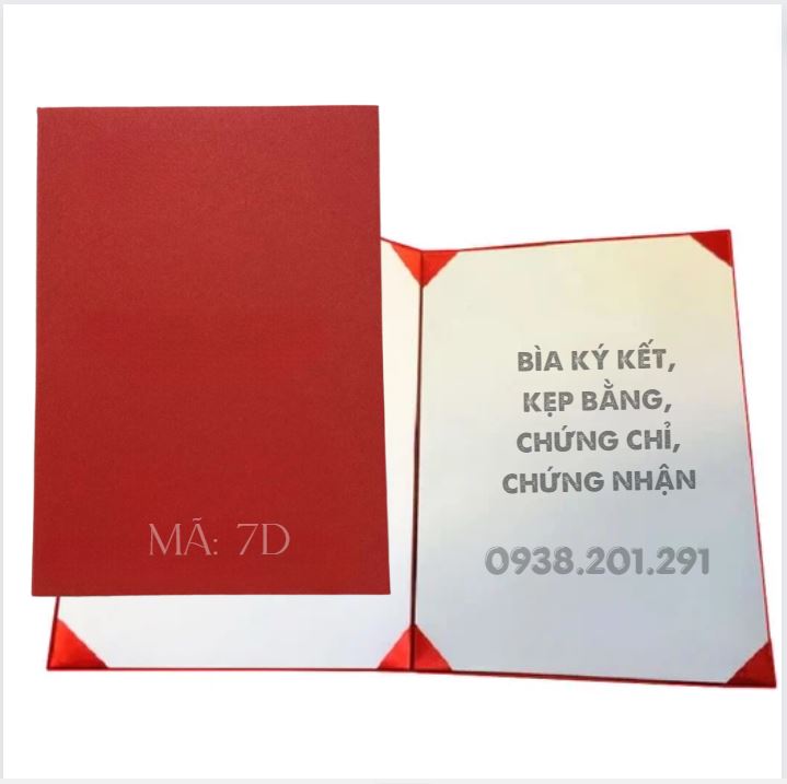 Bìa bằng si decal màu đỏ 7D ký kết hợp đồng chứng nhận giấy khen chứng chỉ bằng tốt nghiệp Bìa bằng si decal màu đỏ 7D ký kết hợp đồng chứng nhận giấy khen chứng chỉ bằng tốt nghiệp