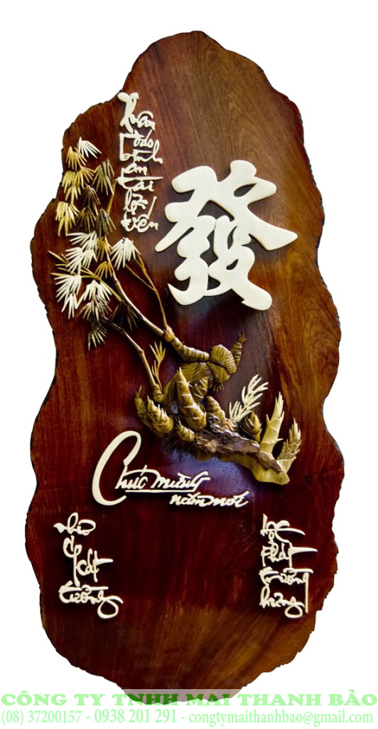 Lịch gỗ thư pháp treo tường cao cấp và độc đáo 2015 Lịch gỗ thư pháp treo tường cao cấp và độc đáo 2015