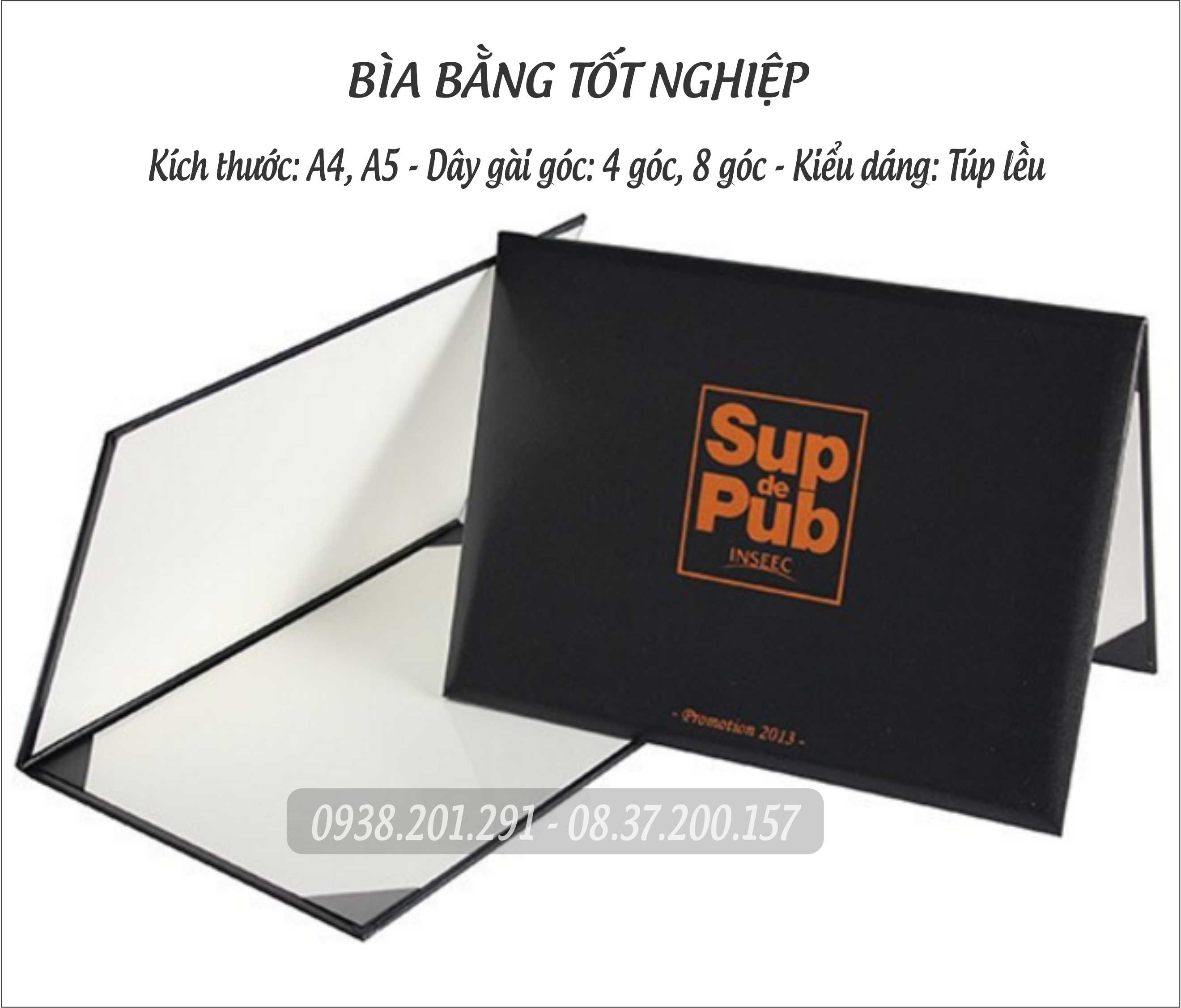 Bìa bằng tốt nghiệp giả da màu đen kiểu túp lều giá rẻ nhất tại TPHCM Bìa bằng tốt nghiệp giả da màu đen kiểu túp lều giá rẻ nhất tại TPHCM