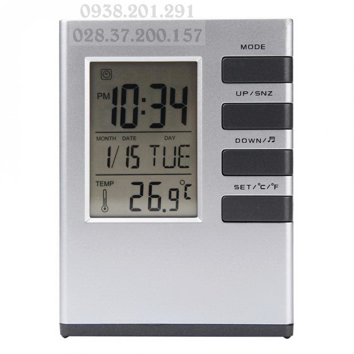 Hộp cắm bút nhựa có đồng hồ và lịch điện tử, dùng làm quà tặng dễ thương và tiện dụng Hộp cắm bút nhựa có đồng hồ và lịch điện tử, dùng làm quà tặng dễ thương và tiện dụng