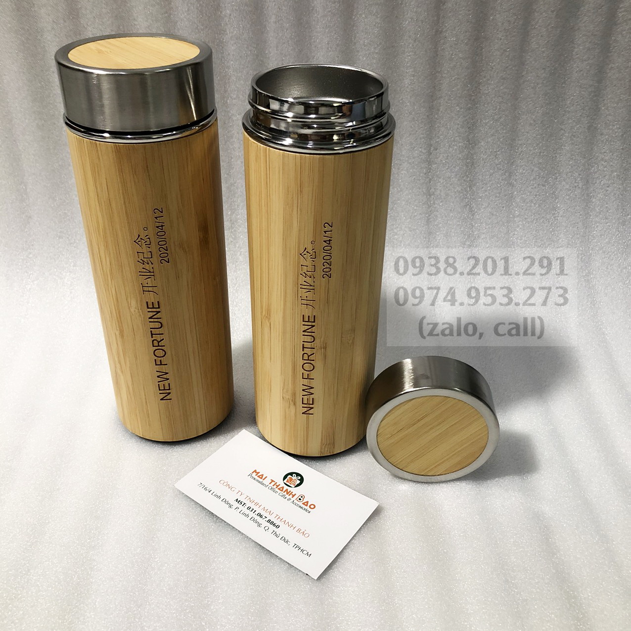 Bình giữ nhiệt đẹp vỏ tre trúc có thể khắc tên lên rất lịch sự dùng làm quà tặng khách hàng Bình giữ nhiệt đẹp vỏ tre trúc có thể khắc tên lên rất lịch sự dùng làm quà tặng khách hàng