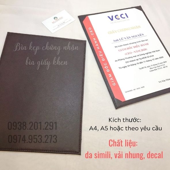 Bìa bằng 1 mặt kích thước a4 a5 da simili kẹp bằng chứng nhận giấy khen bằng tốt nghiệp Bìa bằng 1 mặt kích thước a4 a5 da simili kẹp bằng chứng nhận giấy khen bằng tốt nghiệp