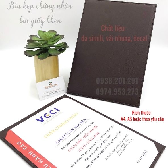 Bìa bằng 1 mặt kích thước a4 a5 da simili kẹp bằng chứng nhận giấy khen bằng tốt nghiệp Bìa bằng 1 mặt kích thước a4 a5 da simili kẹp bằng chứng nhận giấy khen bằng tốt nghiệp