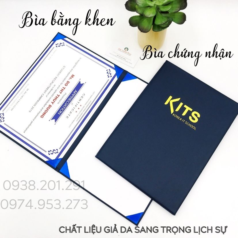 Bìa bằng da simili A4 đựng bằng khen chứng nhận Bìa bằng da simili A4 đựng bằng khen chứng nhận